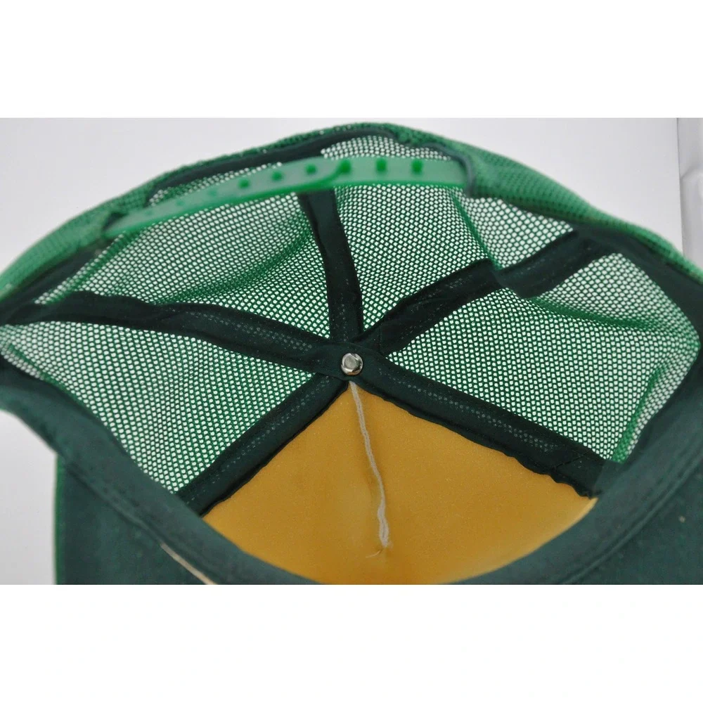 John‎ Deere Trucker Hat OSFM Green Good Vintage Nelson-Bode Mesh Snapback